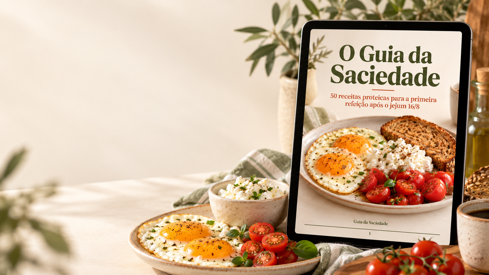 O Guia da Saciedade - E-book e Web App no Celular e Tablet